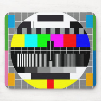 televisionen testar skärmen musmatta