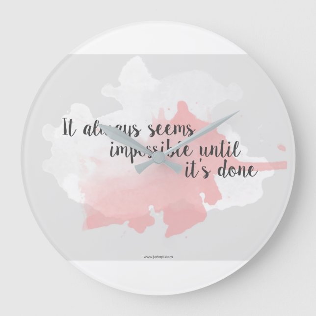 Tell Time!!! Wall Clock Stor Klocka (Framsida)