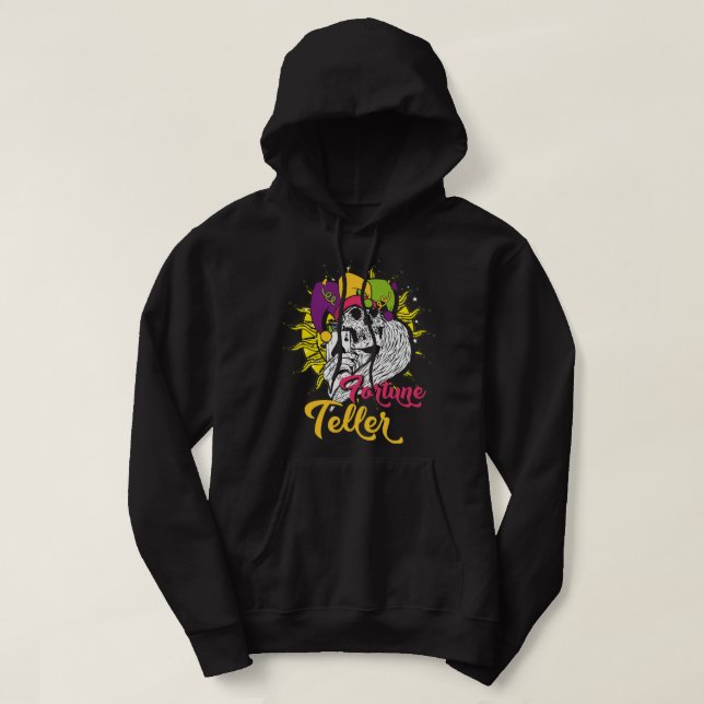 Teller Magic Occult Tarot-kort Hoodie (Design framsida)
