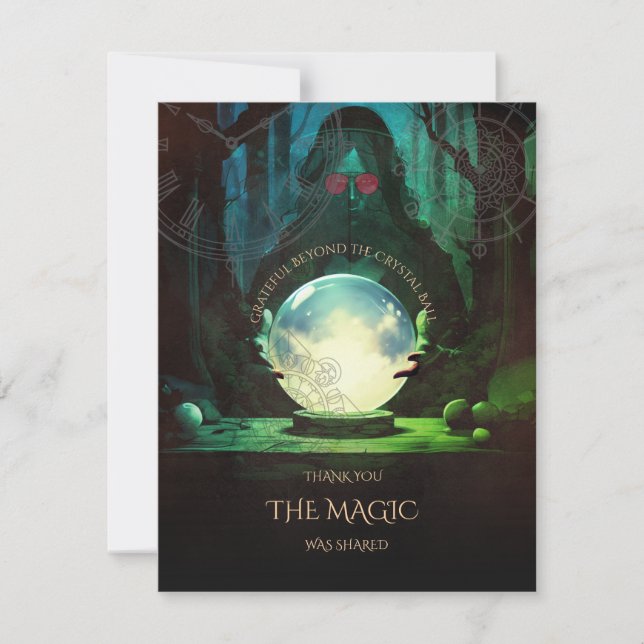 Teller Teller Halloween-tackkort OSA Kort (Framsida)