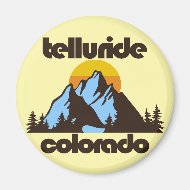 Tellurid,Colorado Magnet (Framsidan)