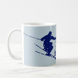 Telluride Blue Skier Mugg