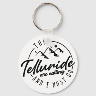 Telluride Colorado Mountains - Ski Souvenir Nyckelring