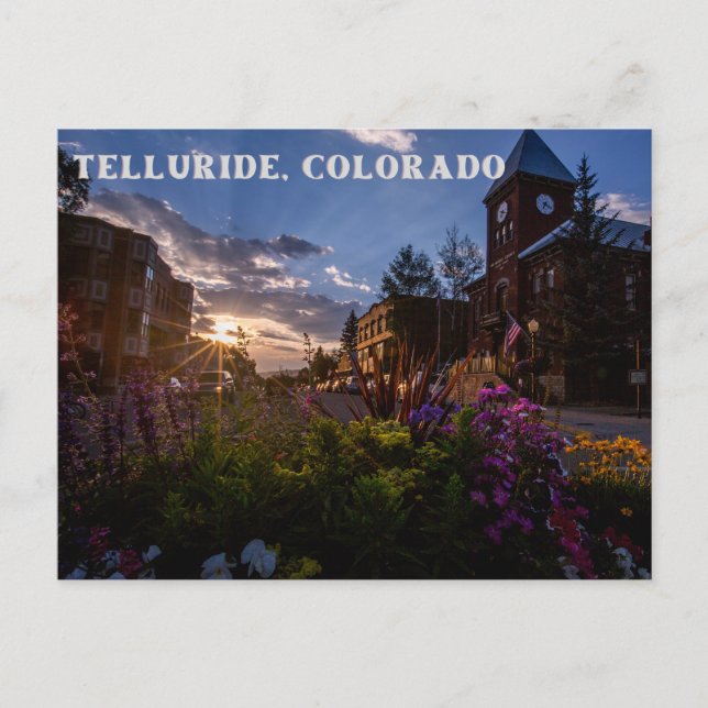 Telluride, Colorado Postcard Vykort (Framsida)
