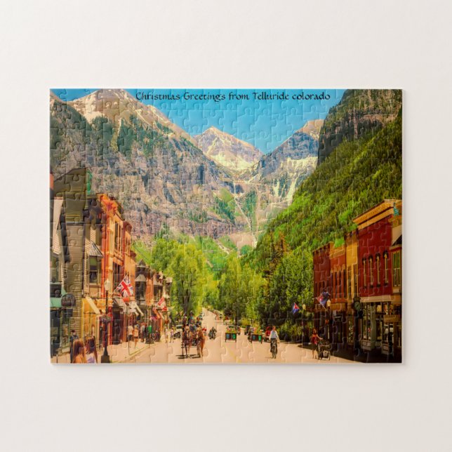 Telluride Colorado. Pusselbitar Pussel (Horisontell)