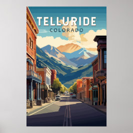 Telluride Colorado Resa Konst Vintage Poster