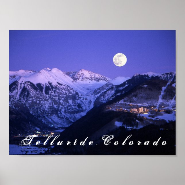 Telluride Colorado Skriv ut Poster (Framsidan)