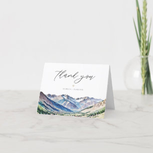 TELLURIDE Colorado Skyline Mountain Destination Tack Kort
