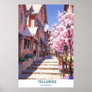 Telluride - Colorado - Vacker Town Poster