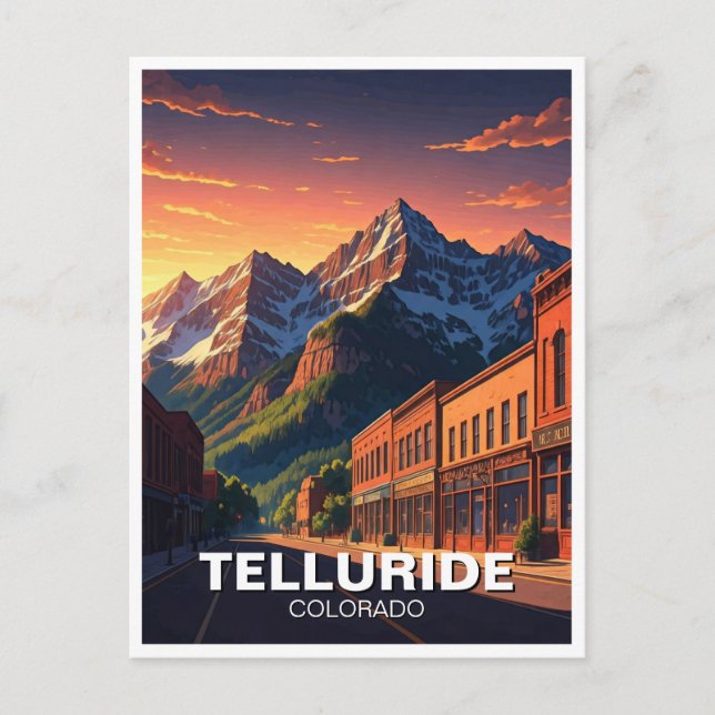Telluride Colorado Vykort (Framsida)