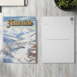 Telluride Colorado Winter Travel Art Vintage Vykort<br><div class="desc">Telluride Winter-konstens utformning som visar vinterlandskapet.</div>