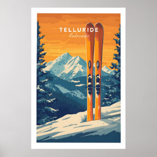 Telluride Resematerialaffisch - Colorado 1 Poster