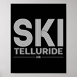 Telluride Ski Resort Usa Rocky mountains American Poster