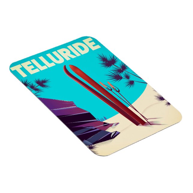 Telluride Ski Rocky Mountains Magnet (Högersidan)