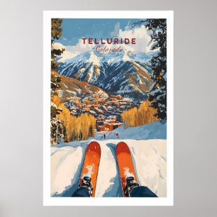 Telluride skidisplayaffisch 1 poster