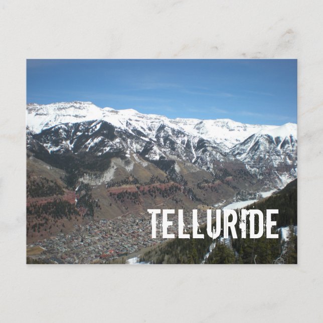 Telluride Town Postcard Vykort (Framsida)