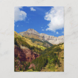 Telluride Valley Autumn Färger Vykort