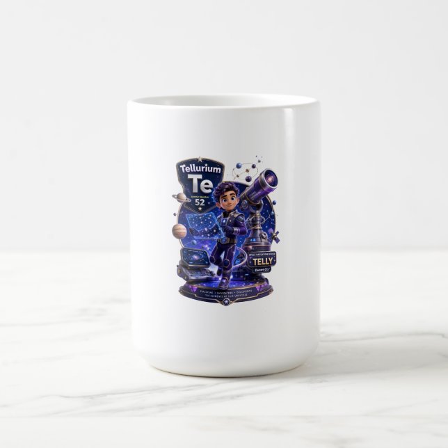 Tellurium-karaktär från ATOMIVRA™-universumet Kaffemugg (Center)