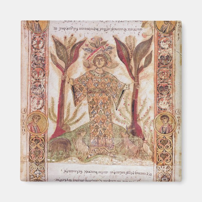 Tellus, från Exultet I, c.1030 Magnet (Framsidan)