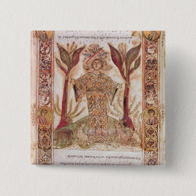 Tellus från Exultet mig, c.1030 Knapp (Framsida)