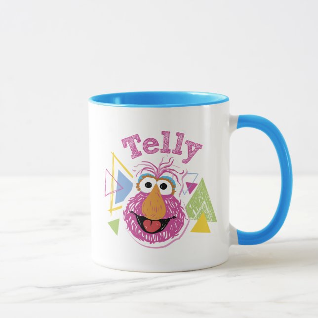 Telly Monster Rolig Grafik Mugg (Höger)