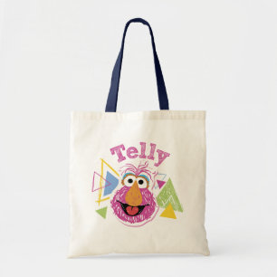 Telly Monster Rolig Grafik Tygkasse