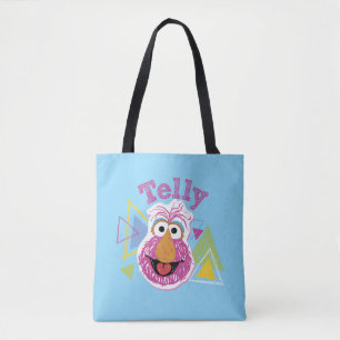 Telly Monster Rolig Grafik Tygkasse