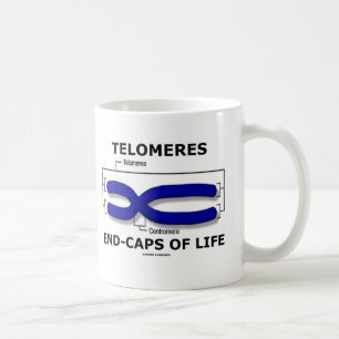 Telomeres Avsluta-Lock av liv (biologihumorn) Kaffemugg