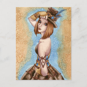 Telsa - Steampunk Postcard Vykort