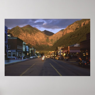 Telurid vid solnedgång poster