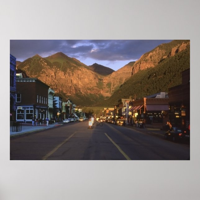 Telurid vid solnedgång poster (Framsidan)