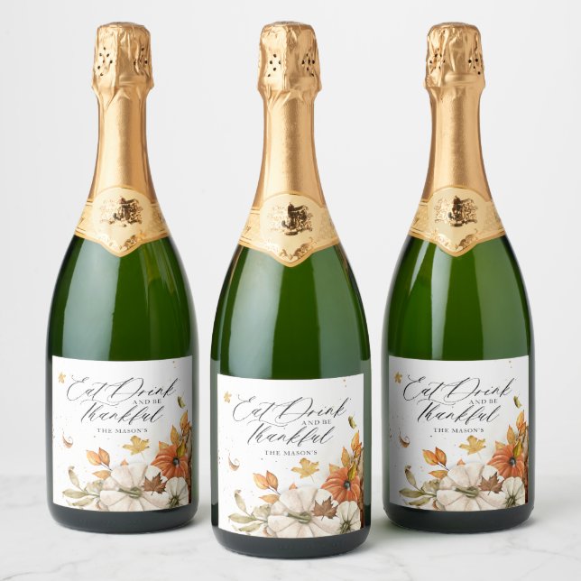 Tema för elegantens Thanksgiving (Flaskor)