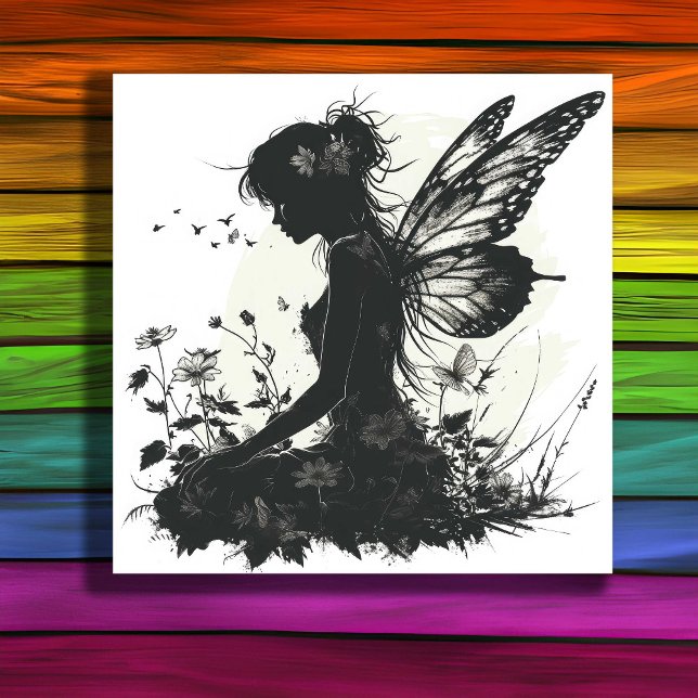 Tema för Fairy Silhouette Fototryck (Skapare uppladdad)