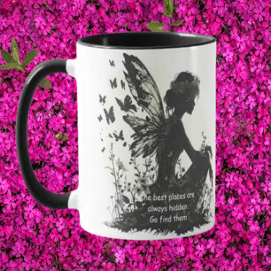 Tema för Fairy Silhouette Mugg