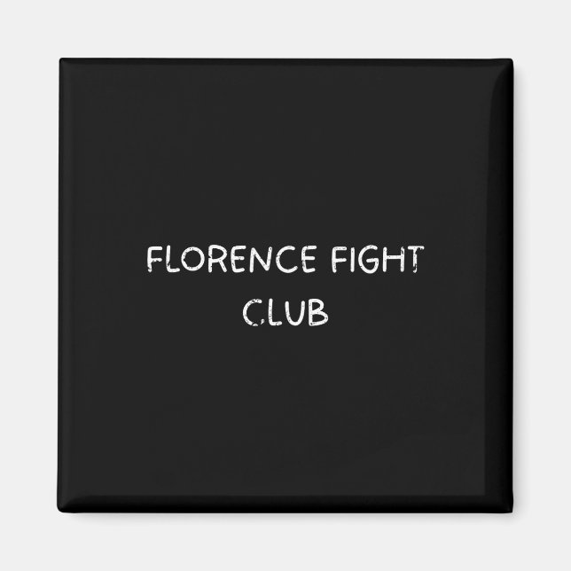 Tema för Florensbekämpning Klubb för MMA och Boxin Magnet (Framsidan)