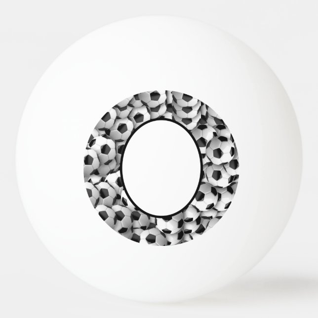 Tema för fotboll för personlig pingisboll (Framsidan)