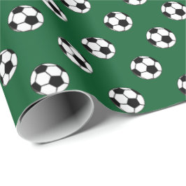 Tema för fotbollfotbollsportar någon bakgrundsfärg presentpapper