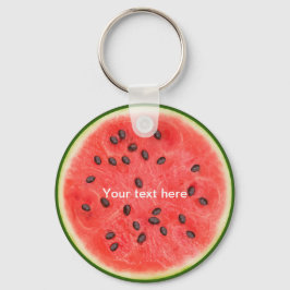 Tema för friskt vattenmelon nyckelring