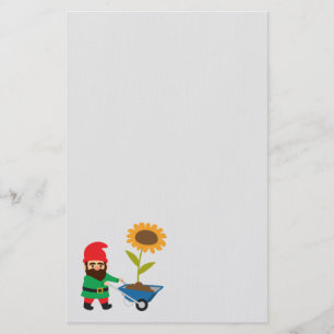 tema för Garden gnome Brevpapper