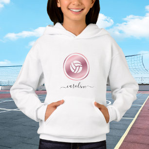 Tema för idrott i ro Guld Volleyball Cute Girly Na T Shirt