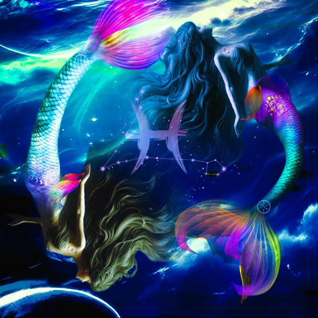 Tema för inbjudan Pisces Horoscope (Skapare uppladdad)
