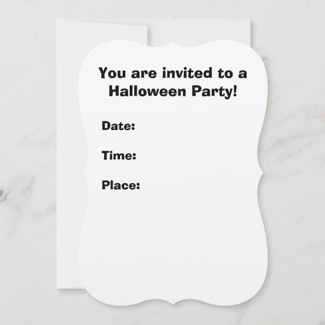 Tema för inbjudan till Halloween fest Dinosaur (Baksida)