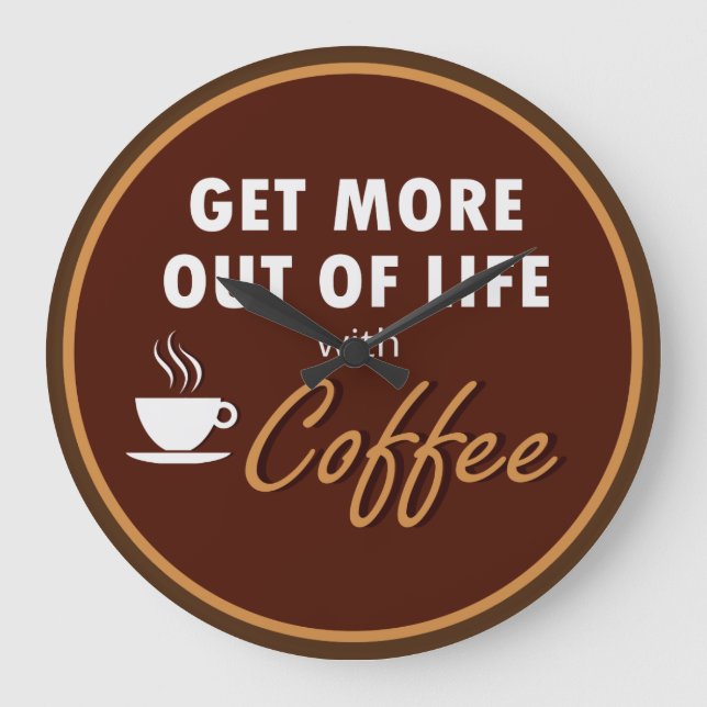 Tema för konsthökskaffe stor klocka (Framsida)