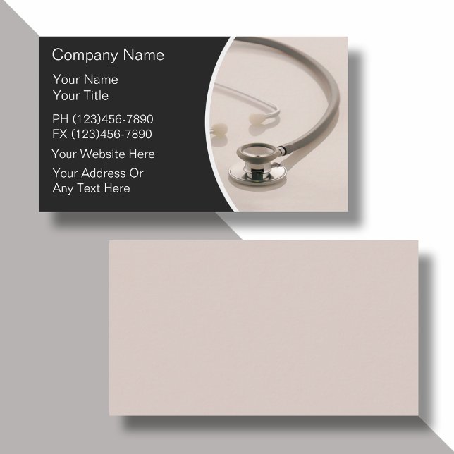 Tema för medicinsk statisk visitkort (Skapare uppladdad)