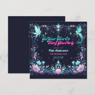 Tema för Party-blommor - Fairytale efter Mörk Inbjudningar