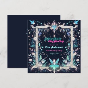 Tema för Party-blommor - Fairytale efter Mörk Inbjudningar
