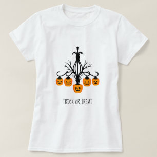 Tema för Pumpkin chandelier Halloween T Shirt