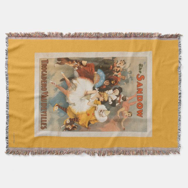 Tema för Sandow Trocadero Vaudevilleskarneval Filt (Framsidan)