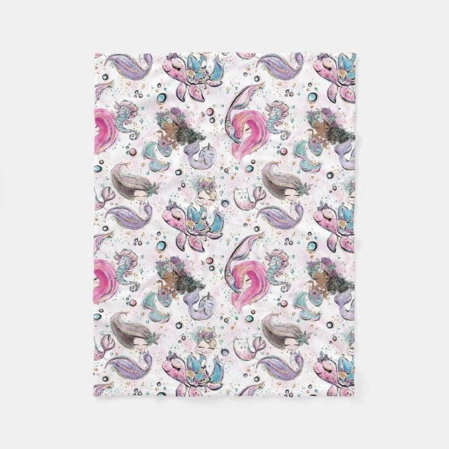 Tema för sjöjungfru av filt Oceanen (Framsidan)