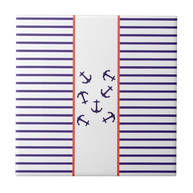 Tema för snyggt av blåa ankor-sjön kakelplatta (Framsidan)